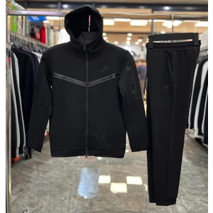 Sportswear Tech Fleece Siyah Çocuk-Genç Eşofman Takımı