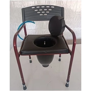 Taharet Yapılabilen Döşemeli Hasta Lazımlığı Klozeti Tuvaleti Banyosu Direk Wc Seyyar Sandalyesi