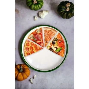 İnci Emaye 22 No Pizza Tabağı Tepsisi Kahvaltı Tabağı Supla Pasta Tabağı Servis Tabağı 22CM
