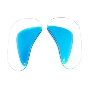 Ark Destekli Silikon Tabanlık Düz Taban Silikon Düz Taban Rahatsızlığını Önleyen Ayak Tabanlığı Mavi