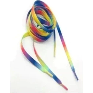 Ayakkabı Bağcığı 120 cm 1 Çift Gökkuşağı Bağcık