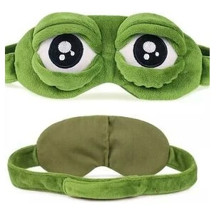 Meyra Accessories 3D Sevimli Kurbağa Uyku Göz Bandı