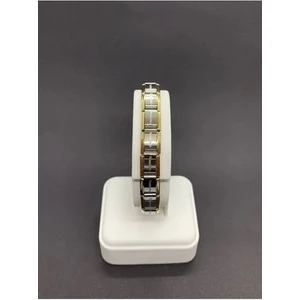 Buketlı İpek Unisex Italyan Charm Bileklik Paslanmaz Çelik