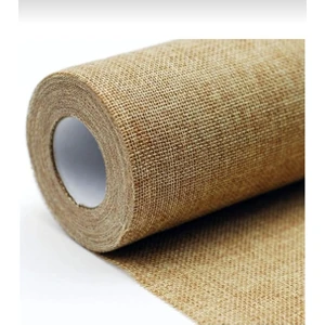 Uras Çuval Jüt Kumaş Telis Bezi Dekoratif Kanaviçe Çuval Kumaşı 10 ONS-100 cm En-1 mt