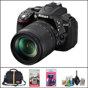 D5300 + 18 x 105 mm Vr Lens Dslr Fotoğraf Makinesi Çanta + 32 GB Sd Kart + Temizlik Kiti