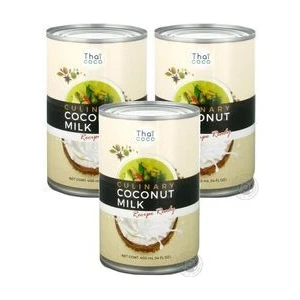 Thai Coco Hindistan Cevizi Sütü 400 ml x 3 Adet