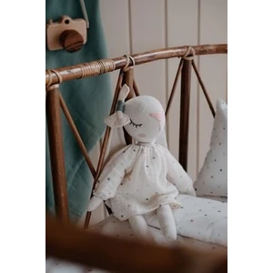 Tba Collection Kız Tavşan Müslin Uyku Arkadaşı Yumuşak Pamuklu Malzeme ile 0-24 Ay İçin