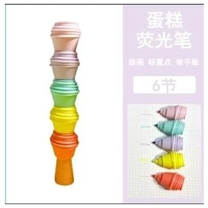 Cupcake Dondurma Fosforlu Kalem