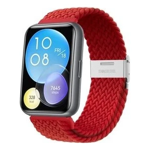 Watch Fit 2 Active Edition Sakura Pembesi Uyumlu Likralı Bez Kumaş Kordon