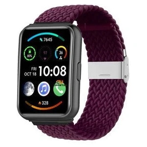 Watch Fit 2 Active Edition Sakura Pembesi Uyumlu Likralı Bez Kumaş Kordon