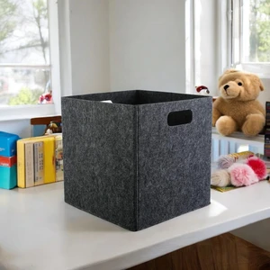 Next Craft Çok Amaçlı Keçe Kutu 3 Adet Organizer Dolap Içi Düzenleyici Organizer 3mm Keçe 32 x 32 x 32  cm