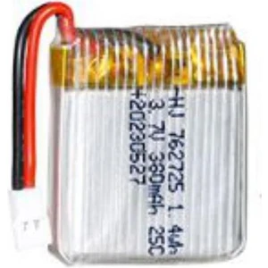 Lipo Pil 3.7V 380MAH 25C Dron ve Rc Model Bataryası Hx2.54 Soket