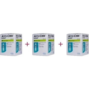 Instant 50'Li Strip 3 Kutu (150 Strip) Accu Chek (1 Yıldan Uzun Son Kullanım Tarihli)
