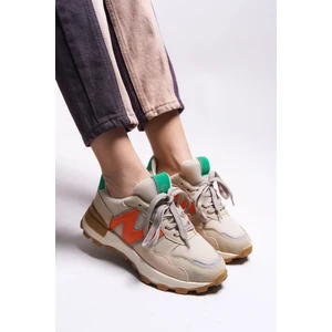 Rosatora Kadın Sneaker Vegan Malzeme Ortopedik Taban Kokuyu Önleyen Astar ve Bağcık Detaylı