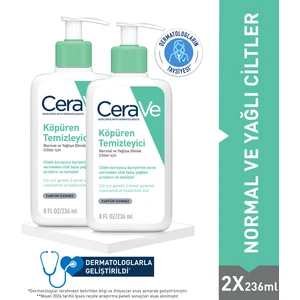 Köpüren Temizleyici Seramid Içerikli Normal & Yağlı Ciltler Yüz Vücut 236 ml X2 Adet