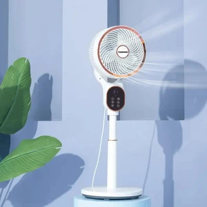 Coverzone CVR-MX45 90CM Ultra Sessiz Ayaklı Vantilatör Uzaktan Kumandalı 360 Denerece Dönüş, Dijital Ekranlı Ayarlanabilir 3 Farklı Boy Masaüstü Veya Zeminde Kullanım
