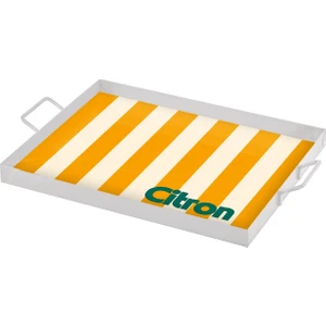 The Mia Citron Dekoratif Metal Tepsi 40X30 cm
