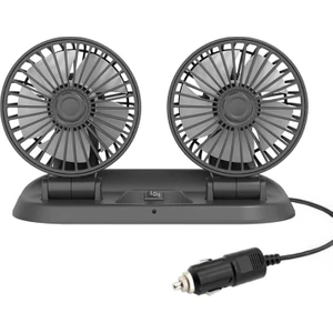 Araç Araba Otomobil Mini 2 Li Vantilatör Fan Pervane Soğutucu 12V FAN10