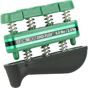 Digi-Flex El Egzersiz Aleti - Yeşil, Orta - Parmak (5,0 Lb) / El (16,0 Lb):