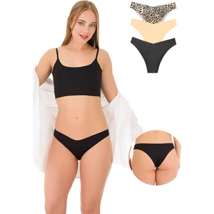 330 Kadın Dikişsiz Lazer Brazilian Külot Paketi V3-330