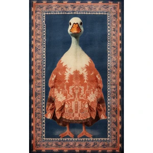 Rugs Modern Dido Koleksiyonu Sürrealist Ördek Desenli Modern Dekoratif Halı 3386
