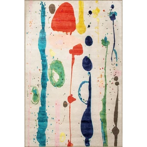 Rugs Modern Çok Renkli Soyut Boya Sıçratma Desenli Kreatif Modern Dekoratif Halı 3363