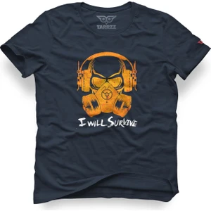 Nükleer Kuru Kuru  Kafa Tasarım  Tişört, Kuru Kafa Baskılı Tişört, Tasarım Tişört