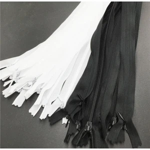 Paşateks Since 1995 5 Siyah-5 Beyaz Gizli Pantolon-Etek Fermuarı (16-20 Cm)