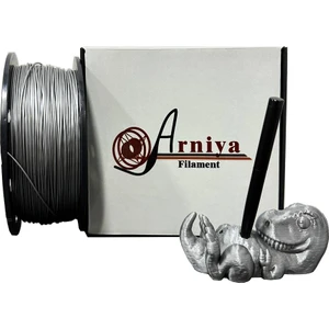 Arniya Filament Arniya Gümüş Gri Pla+ Filament 1.75MM 1kg