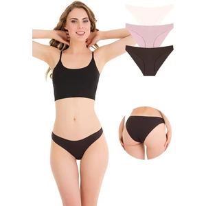10010 Slip 3'lü Bikini Külot Paketi 10010-V5