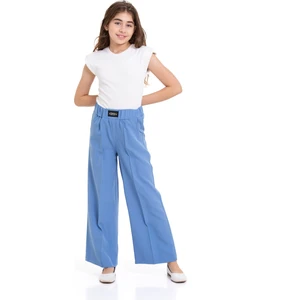 Boru Paça Beli Lastikli Kız Çocuk Pantolon