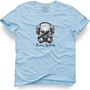 Nükleer Kuru Kuru  Kafa Tasarım  Tişört, Kuru Kafa Baskılı Tişört, Tasarım Tişört