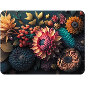 40X30CM Gaming Oyuncu Mousepad Kaymaz Kauçuk Taban Dikişli Kenar Exotic Flowers MP154030