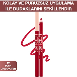 Maybelline New York Lifter Liner Kırmızı Dudak Kalemi- 10 Main Character
