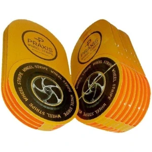 Gogo Premium Motosiklet Lüx Jant Şeridi Florasan Turuncu 7mm x 7m