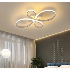 Avize Nehir Model Led Avize Beyaz Kasa 3 Renk Kumandalı