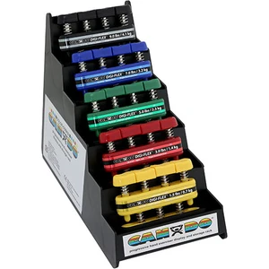 Digi-Flex El Egzersiz Aleti - 5'li Set (Sarı, Kırmızı, Yeşil, Mavi, Siyah), Plastik Raflı: