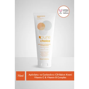 Pure Choice Aydınlatıcı ve Canlandırıcı Cilt ve Yüz Bakım Kremi 75ML - Vitamin C & Vitamin B Complex