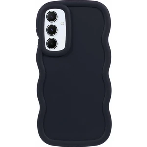 Seashell Digital Samsung Galaxy A55 5g Kılıf Darbeye Dayanıklı Tpu Telefon Kılıfı, Yaratıcı Dalga Çerçeveli-Siyah (Yurt Dışından)
