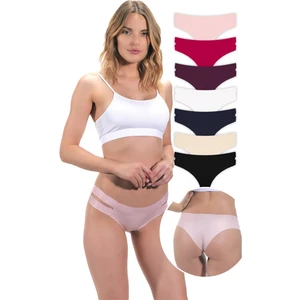 Basic Lazer Kesim Kadın Hipster Külot 7'li Paket - 2
