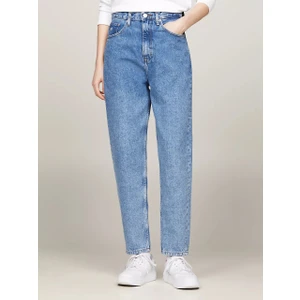 Tommy Hilfiger Kadın Mom Jean Uhr Tpr Jean Pantolon - Denim