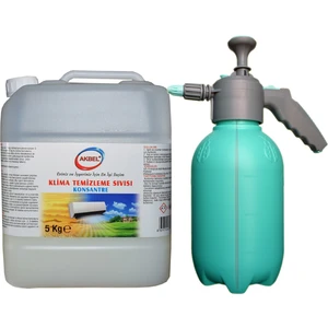Klima Temizleme Sıvısı Konsantre 5Kg + Uygulama Pompası