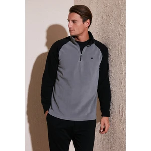Slim Fit Yarım Fermuarlı Polar Erkek Polar 5906055