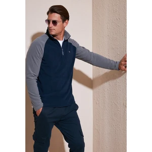 Slim Fit Yarım Fermuarlı Polar Erkek Polar 5906055