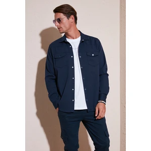 Pamuklu Regular Fit Çift Cepli Gömlek Erkek Gömlek CF24W116927