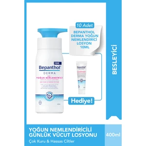 Derma Günlük Yoğun Nemlendirici 400 ml Losyon & 10 adet Yoğun Nemlendirici Losyon 10 ml