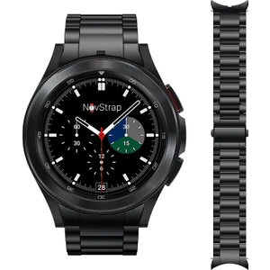 Samsung Galaxy Watch 7 6 5 4 Fe 40-42-43-44-45-46-47 Mm ile Uyumlu Çelik Metal Kordon Boşluk Bırakmayan Pimli