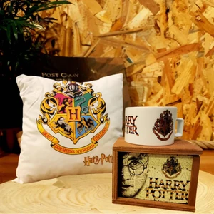 Harry Potter Yastık ve Kutulu Kupa Seti