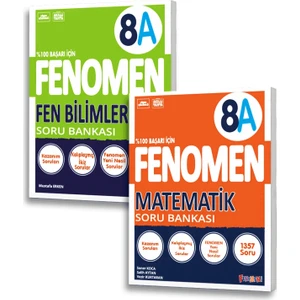 Fenomen Yayınları 8. Sınıf Matematik Fen Bilimleri A
