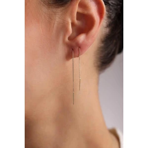 Tufanlar Kuyumculuk 14 Ayar Altın Zincir Küpe